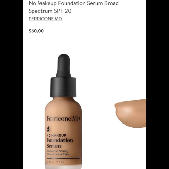 Perricone MD Other - Perricone MD No Makeup foundation serum in nude